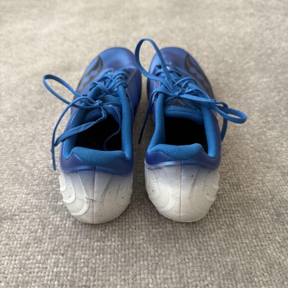 Saucony Track Spikes Shoes Mens Size 11 Blue Sprint Running Racing S29055-1